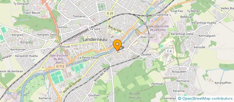 localisation de l'entreprise STUDIO 621 à LANDERNEAU