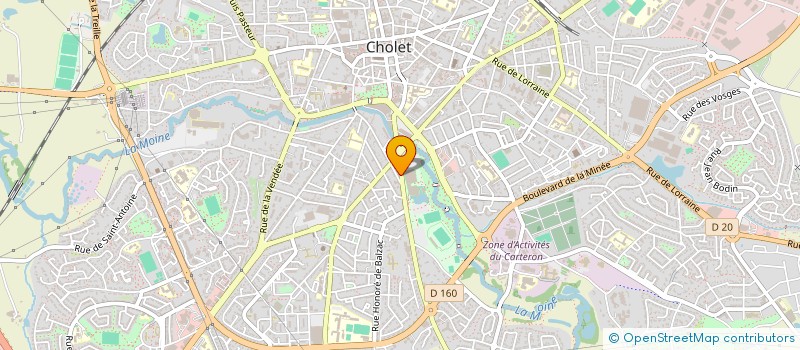 localisation de l'entreprise STUDIO 6EME SENS à CHOLET