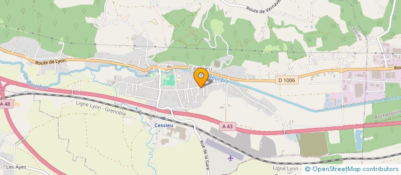 localisation de l'entreprise STUDIO 7  CESSIEU