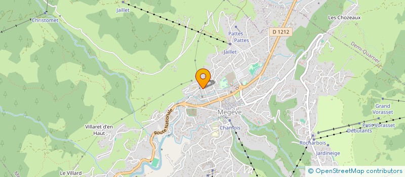 localisation de l'entreprise STUDIO 76  MEGEVE