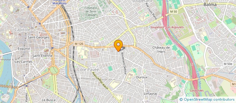 localisation de l'entreprise STUDIO 8 SYSTEMIE  TOULOUSE