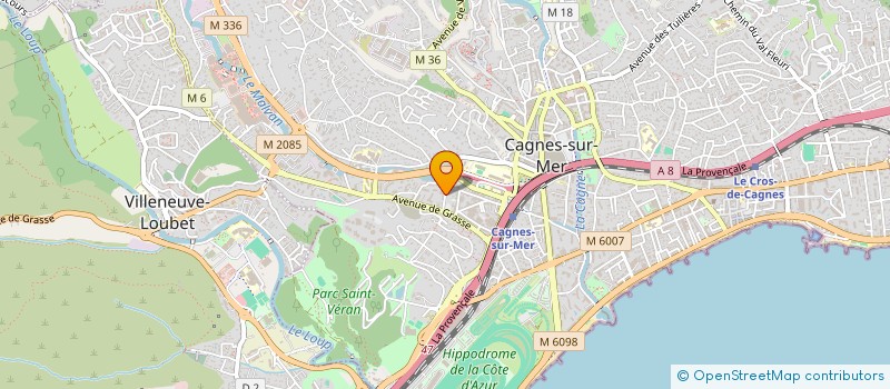 localisation de l'entreprise STUDIO 819  CAGNES-SUR-MER