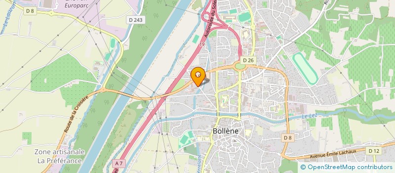 localisation de l'entreprise STUDIO 84  BOLLENE