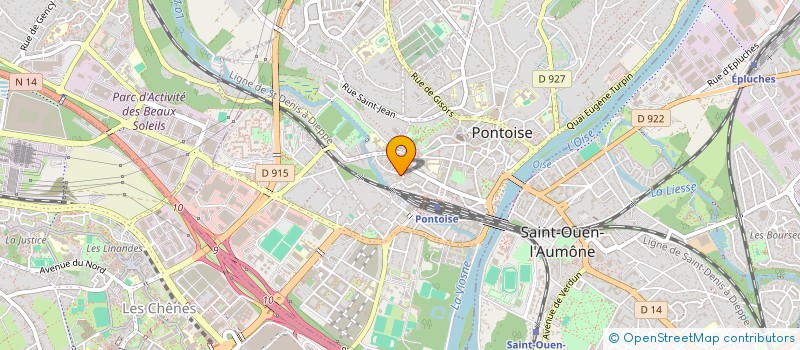 localisation de l'entreprise STUDIO  PONTOISE