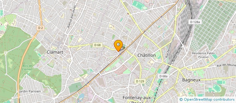 localisation de l'entreprise STUDIO  CHATILLON