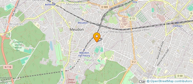 localisation de l'entreprise STUDIO 9 à MEUDON