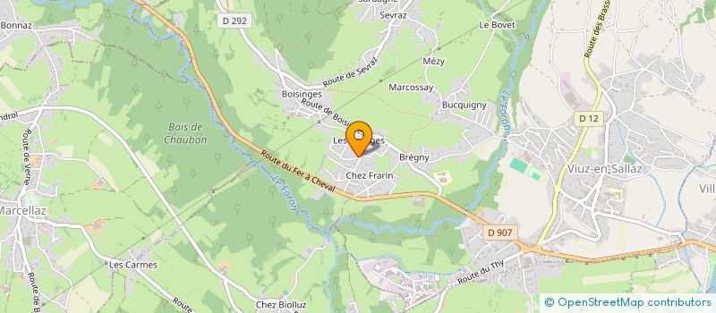 localisation de l'entreprise STUDIO  VIUZ-EN-SALLAZ