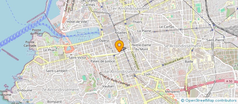 localisation de l'entreprise STUDIO A à MARSEILLE