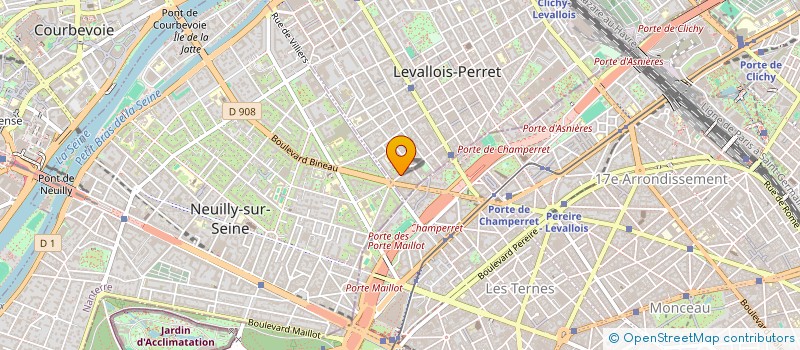 localisation de l'entreprise STUDIO A.L à LEVALLOIS-PERRET