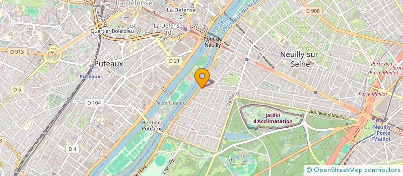 localisation de l'entreprise STUDIO A.L à NEUILLY-SUR-SEINE