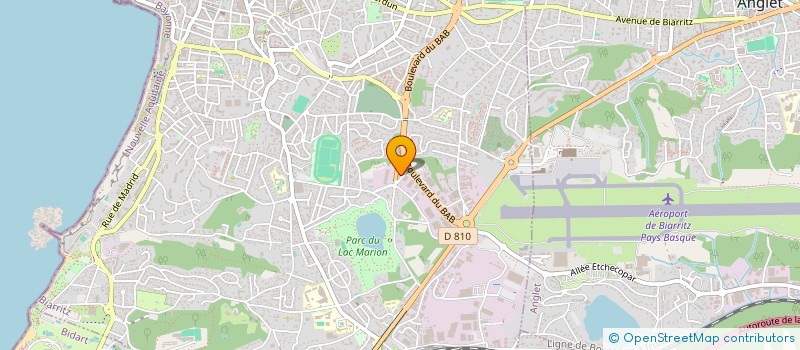 localisation de l'entreprise STUDIO AA - ATMOSPHERE AMENAGEMENT à BIARRITZ