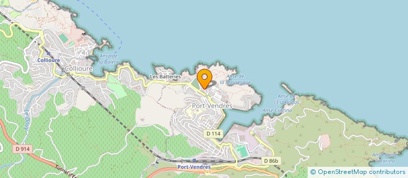 localisation de l'entreprise STUDIO AE  PORT-VENDRES