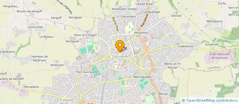 localisation de l'entreprise STUDIO AFT à LESNEVEN