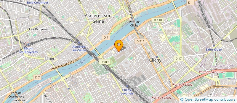 localisation de l'entreprise STUDIO AGNES SALJA à CLICHY