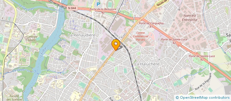 localisation de l'entreprise STUDIO AH à NANTES