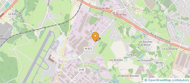 localisation de l'entreprise STUDIO AIR à BOUGUENAIS