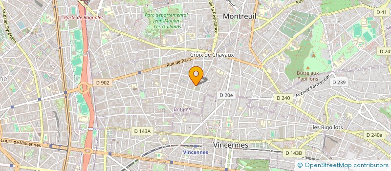 localisation de l'entreprise STUDIO ALBATROS PRODUCTIONS à MONTREUIL