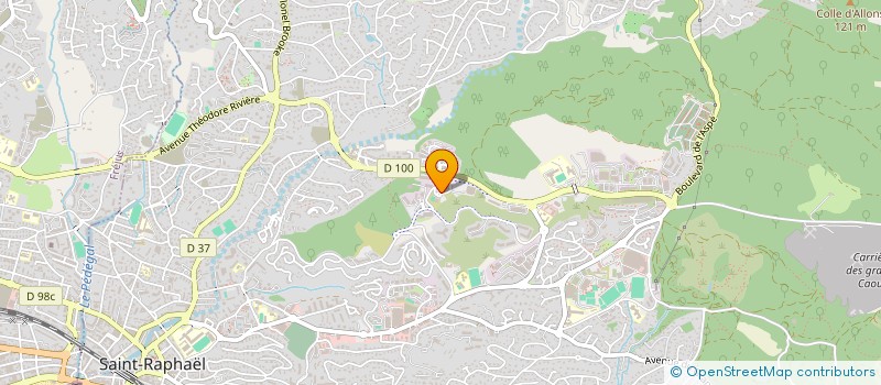 localisation de l'entreprise STUDIO ALIGN  SAINT-RAPHAEL