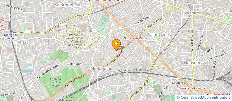 localisation de l'entreprise STUDIO ALL INCLUSIVE  BORDEAUX