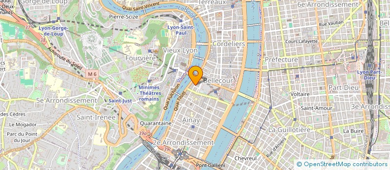 localisation de l'entreprise STUDIO ANA'E LYON 2 à LYON