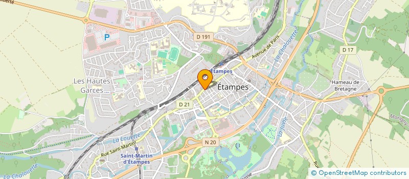 localisation de l'entreprise STUDIO ANN'  ETAMPES