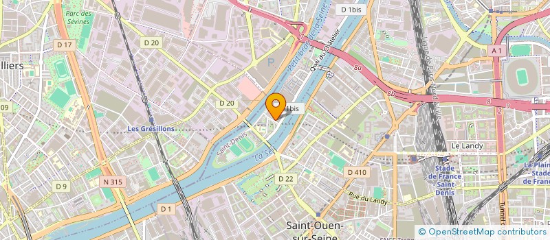 localisation de l'entreprise STUDIO AP2  L'ILE-SAINT-DENIS