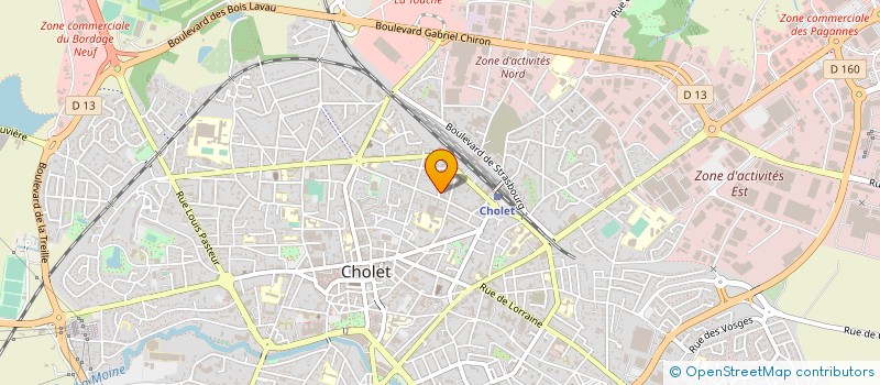 localisation de l'entreprise STUDIO APA CREATION à CHOLET