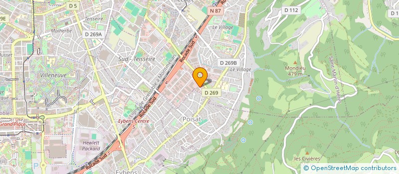 localisation de l'entreprise STUDIO AR à SAINT-MARTIN-D'HERES