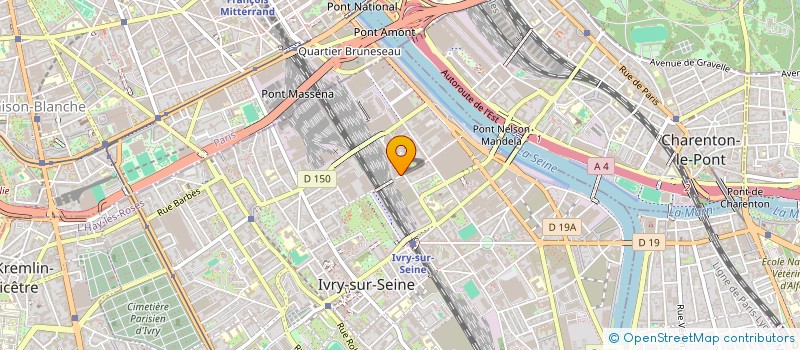 localisation de l'entreprise STUDIO ARCANE à IVRY-SUR-SEINE