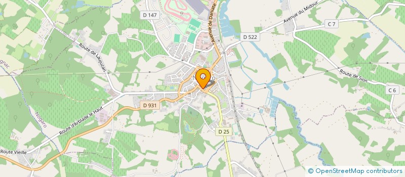 localisation de l'entreprise STUDIO ARCHITECTURE INFORMATIQUE  NOGARO