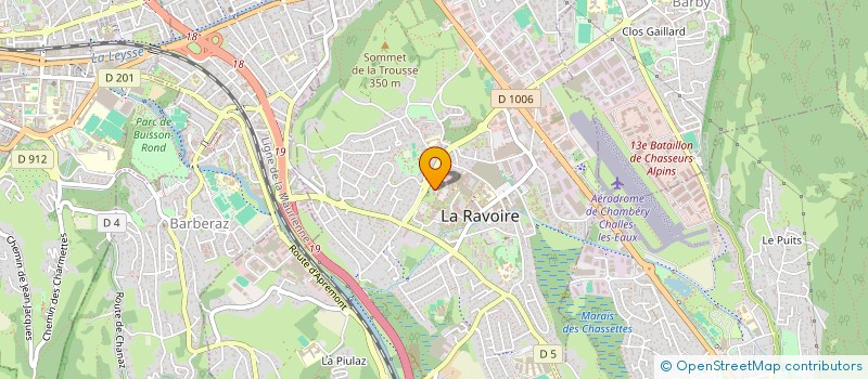 localisation de l'entreprise STUDIO ART L&V  LA RAVOIRE