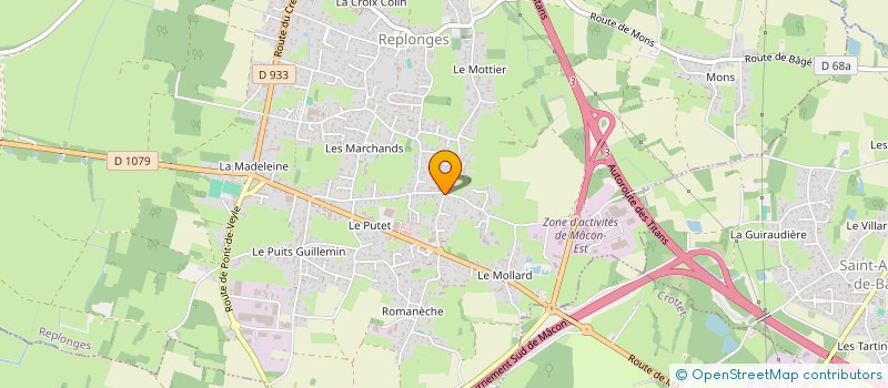 localisation de l'entreprise STUDIO ART'N'DANSE à REPLONGES