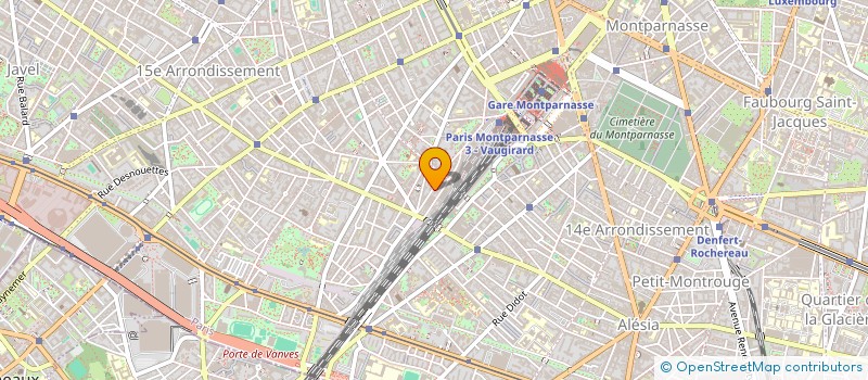 localisation de l'entreprise STUDIO ARTISTIQUE CONVENTION  PARIS