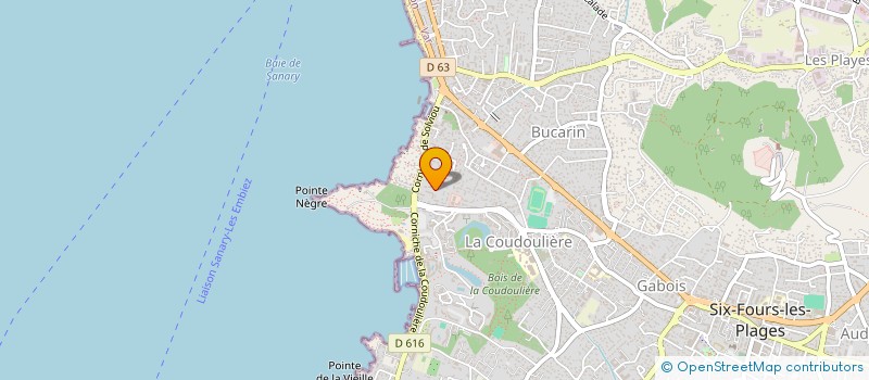 localisation de l'entreprise STUDIO ARTS CO à SIX-FOURS-LES-PLAGES