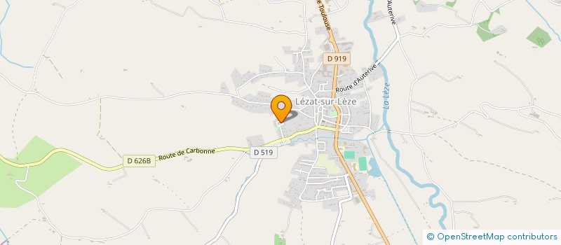 localisation de l'entreprise STUDIO ARTY à LEZAT-SUR-LEZE