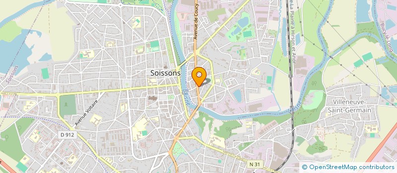 localisation de l'entreprise STUDIO ATOUM à SOISSONS