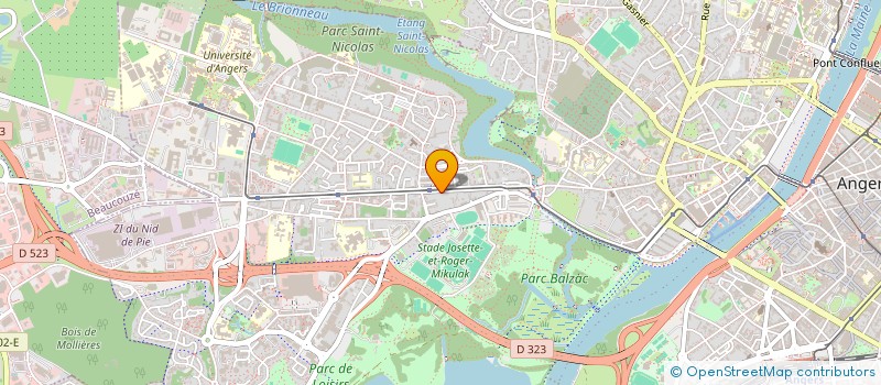 localisation de l'entreprise STUDIO AVENUE PATTON  ANGERS