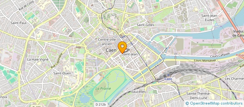 localisation de l'entreprise STUDIO B à CAEN