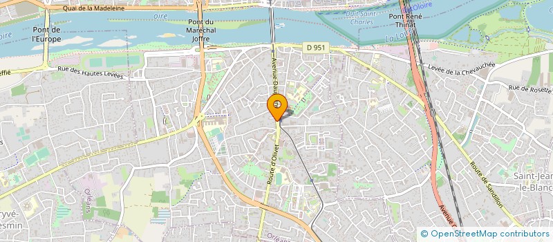 localisation de l'entreprise STUDIO B SARL à ORLEANS