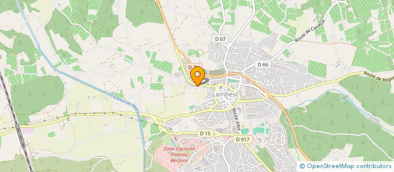 localisation de l'entreprise STUDIO BAALT à LAMBESC