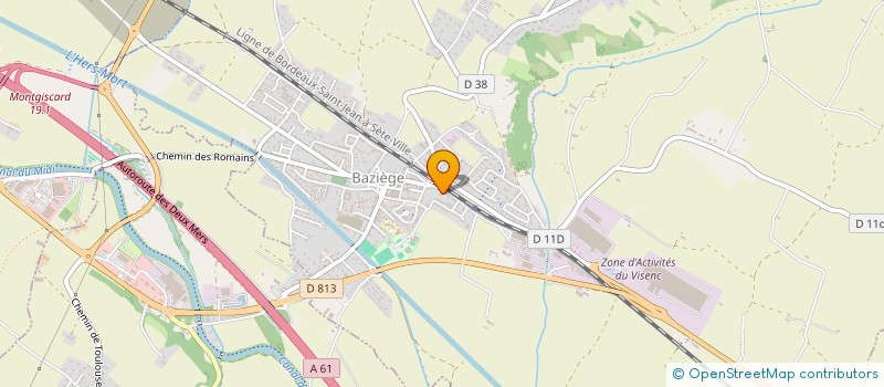 localisation de l'entreprise STUDIO BADERA  BAZIEGE