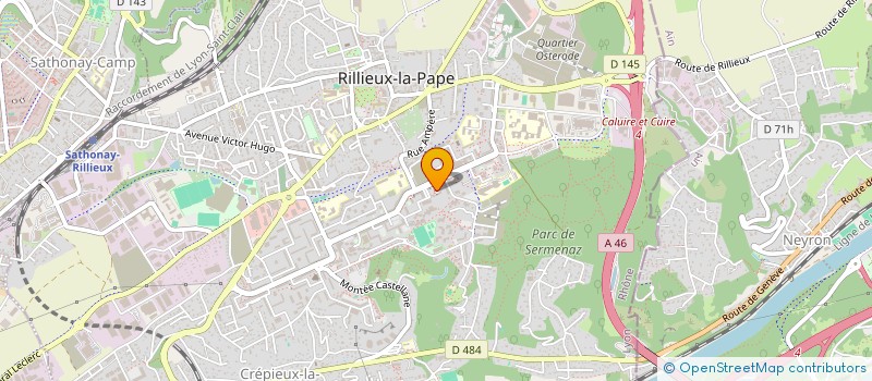 localisation de l'entreprise STUDIO BEAUTE à RILLIEUX-LA-PAPE