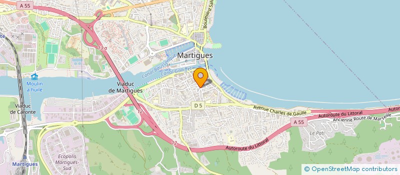 localisation de l'entreprise STUDIO BELLA à MARTIGUES