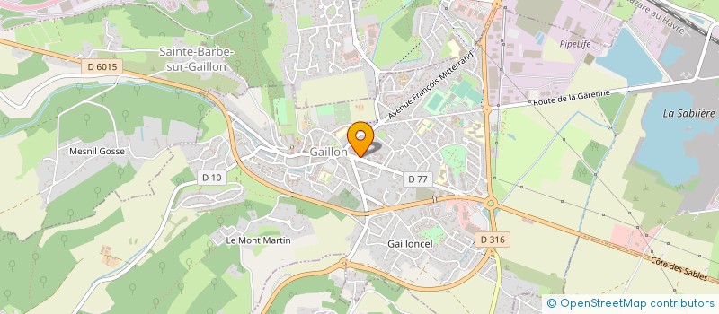 localisation de l'entreprise STUDIO BELLE IMAGE  GAILLON