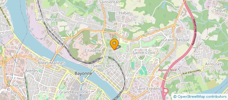 localisation de l'entreprise STUDIO BERENICE à BAYONNE