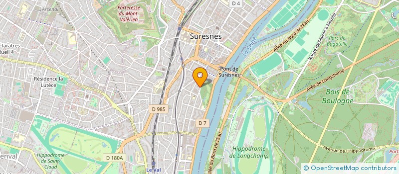 localisation de l'entreprise STUDIO BERTRAND CHAZARENC à SURESNES