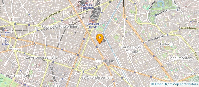 localisation de l'entreprise STUDIO BLEU  PARIS