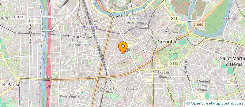 localisation de l'entreprise STUDIO BLO à GRENOBLE