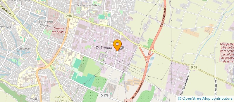 localisation de l'entreprise STUDIO BLOW à VALENCE