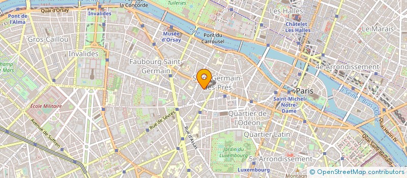 localisation de l'entreprise STUDIO BONAPARTE à PARIS